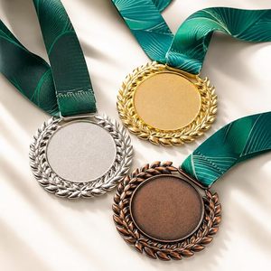Medalla de Oro, Plata y Bronce con Diseño Circular, Estilo Tradicional, Medalla de Premio de Metal para Graduación, Logros Deportivos, Recuerdo - Product Image 2