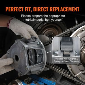 Nuovo Gruppo Frizione a Molla con Pesi da 1,24 Pollici per Polaris RZR 1000 2014-2023, Perfettamente Compatibile con la Frizione Primaria - Product Image 5
