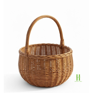NUEVO DISEÑO Cesta de Mimbre Natural Hecha a Mano, Cesta de Almacenamiento para Decoración del Hogar, Picnic y Exhibición en Tiendas - Product Image 6