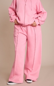 Ensemble sweat à capuche et pantalon de jogging en coton épais pour femme – Respirant, molletonné et confortable - Product Image 2