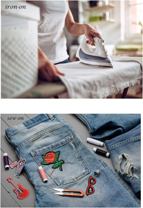 Nouveaux produits tendance en promotion : Patchs brodés personnalisés à coudre, innovants pour la mode, prix direct usine 2026 - Product Image 4