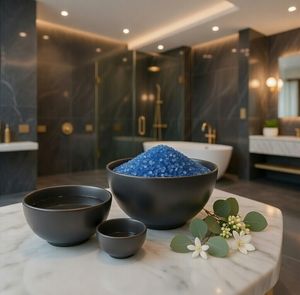 Sal de Baño Natural Ecológica del Himalaya con Cristales Botánicos Infusionados, Diseño Moderno para un Alivio Profundo del Estrés, Suave y Radiante - Product Image 4