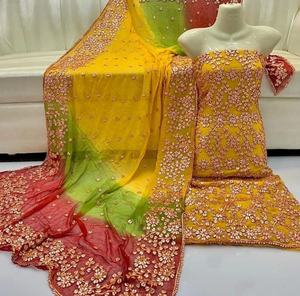 2022 Venta caliente pakistaní indio gasa Gota trabajo bordado Formal traje de boda Salwar fiesta ocasiones especiales modelo elegante - Product Image 3