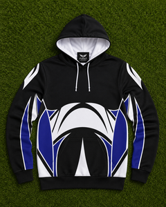 เสื้อฮู้ดดี้ผู้ชายแบบขายส่ง ผ้าโพลีเอสเตอร์ฟลีซ ซิป Y2K น้ำหนัก 220 กรัม สีบล็อกกิ้ง สำหรับฤดูหนาว - Product Image 5