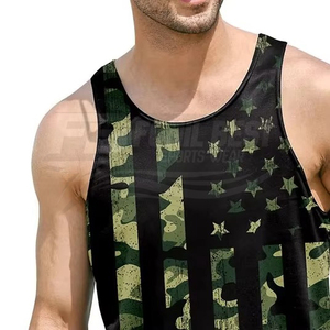 T-shirt sans manches pour homme en tricot respirant de haute qualité, Spandex/Polyester, écologique, séchage rapide, blanc uni, décontracté - Product Image 3