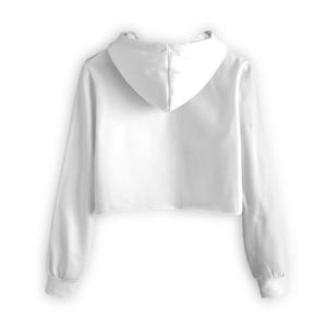 Sweat-shirt à capuche dégradé pour femme, manches régulières, tricoté 100% polyester, streetwear d'automne, impression par sublimation - Product Image 4