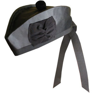 Chapeau/Casquette d'uniforme de majorette de fanfare celtique Glengarry, chapeau personnalisé Balmoral à pompons pour usage cérémoniel - Product Image 1