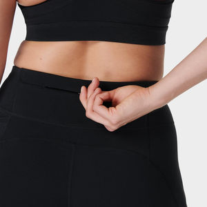 Women's Customized Mid Waist Yoga Gym Shorts Seamless Workout Sports <b>Leggings</b> Solid <b>Pattern</b> Made in Pakistan Wholesale - Product Image 6