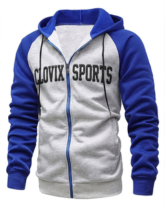 Sweat à capuche pour homme de qualité supérieure, imprimé en relief, doublure intérieure en polaire épaisse, fermeture éclair, sweat à capuche thermique, streetwear, logo personnalisé, sweat à capuche d'hiver - Product Image 1