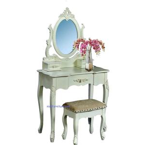 Miroir de bureau en acajou d'inspiration antique de style Louis français Rangement de meubles en bois d'intérieur européen sophistiqué pour - Product Image 5