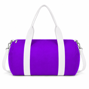 Custom NCNW Council Tote <b>bag</b> purple and White Embroidered Logo Daily Use Large Capacity Nylon polyester <b>duffel</b> <b>bag</b> - Product Image 3