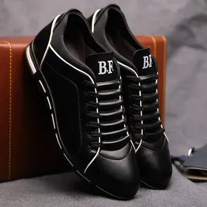 Chaussures décontractées pour hommes, nouveau style britannique, toutes saisons, chaussures de banquet pour gentleman, chaussures de sport confortables, résistantes à l'usure, chaussures plates - Product Image 5