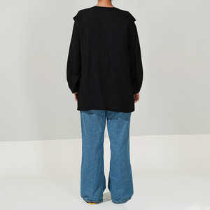 1PC XS Taille solide Georgette Top PW3176 - Product Image 3