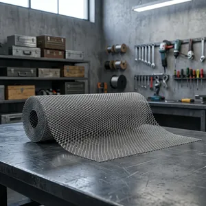 Galvanized Diamond Iron <b>Wire</b> <b>Mesh</b> Corrosion Resistant Metal Netting Custom Size for Industrial Protection - Product Image 4
