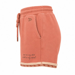 Shorts Bohemios de Lona Casual, Ecológicos, Transpirables, de Mezcla de Algodón, con Estampado de Sol, Cordón Ajustable, Cintura Baja, Corte Regular, para Mujer - Product Image 4