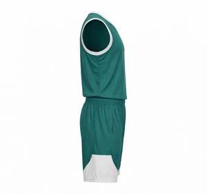 Conjunto de Uniforme de Baloncesto Verde Azulado Personalizado, Jersey y Pantalones Cortos Transpirables de Secado Rápido para Hombre, Ropa Deportiva para Entrenamiento en Equipo - Product Image 6