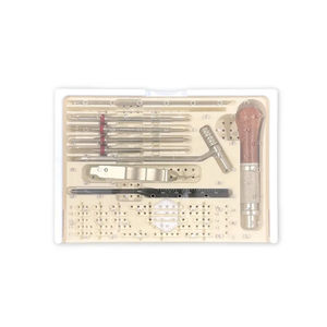 Kit d'instruments de perçage osseux orthopédiques en acier inoxydable, outils chirurgicaux, kit de chirurgie de mini-fragment, kit médical réutilisable par Dentavex - Product Image 2