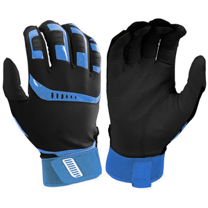 Gants de combat en gros pour le baseball, en microfibre bleue, cuir véritable, pour jeunes, gants de softball sportifs avec design et taille personnalisés - Product Image 1