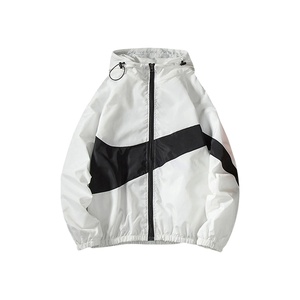 Chaqueta Impermeable con Capucha, Ligera, de Nuevo Diseño, para Hombre, Cortavientos para Senderismo al Aire Libre, para Pedidos Personalizados al por Mayor - Product Image 1