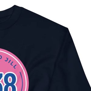 Sudadera Rosa de Cuello Redondo Jack and Jill, Diseño Circular Azul 1938, Suave, Manga Larga, Informal, Personalizada, Venta al Por Mayor - Product Image 6