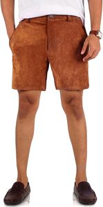 Shorts en cuir de qualité supérieure pour hommes / Shorts en cuir sur mesure à prix raisonnable pour hommes - Product Image 2