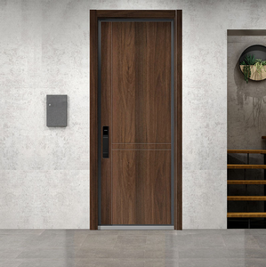 Porte Intérieure Moderne en Bois Massif, Isolation Phonique et Thermique, Résistante à l'Eau, Idéale pour Salles de Bain, Maisons, Bureaux, Villas et Appartements - Offre Spéciale - Product Image 4