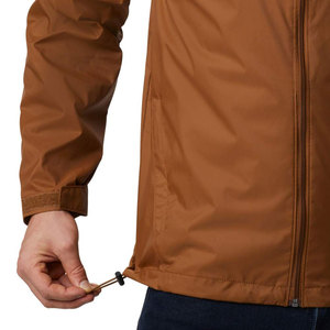 Veste de pluie d'hiver pour homme à capuche avec logo frontal, vente directe d'usine, marque privée, décontractée, respirante, écologique - Product Image 3