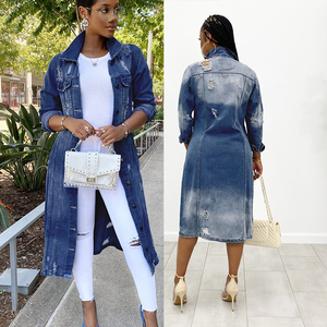 Vestes en jean décontractées à manches longues de haute qualité pour femmes - Product Image 3