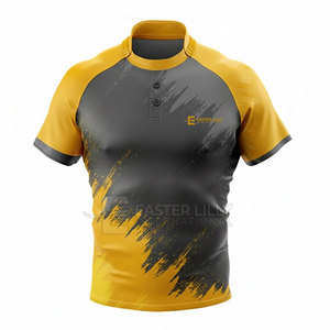 Uniforme de Rugby de Alto Rendimiento Hecho en Fábrica con Tela Elástica de Secado Rápido 100% Poliéster, Perfecto para Entrenamiento - Product Image 2