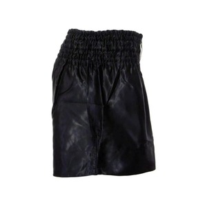 Unisex <b>Black</b> Polyester Boxing Shorts Regular Fit Stretch Breathable Martial Arts Wear Adult Size Custom Logo Front Position - Product Image 2