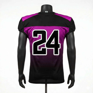 Maillot de football américain respirant, nouveau design OEM, maille personnalisée, vente en gros, qualité supérieure - Product Image 3
