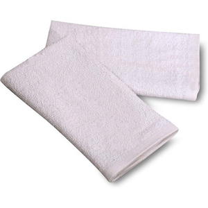 Serviettes de cuisine en lin et polyester, 50x70 cm, blanches unies, pour sublimation, vente en gros - Product Image 3