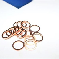 Kit de rondelles de bus en cuivre de qualité professionnelle, mais joint de bouchon de vidange d'huile moteur haute performance, joint métallique durable, matériel de fixation