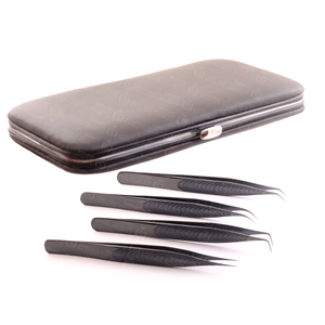 Pince à épiler pour extensions de cils en acier inoxydable, sans infection ni allergie, marque Under Your Expert Series, dernier design. - Product Image 2