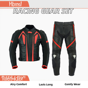 Traje de Motociclismo Personalizado de Cuero de Alta Calidad, Sin Mangas, 2 Piezas, Personalizable, Impermeable y Resistente al Viento, para Hombre, 400g, Primavera/Invierno - Product Image 3