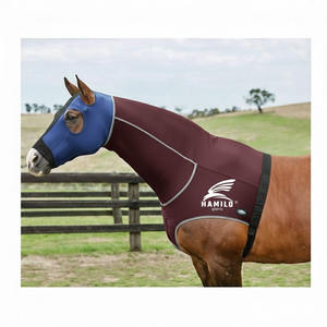 Masque anti-mouches pour chevaux 2026 : Meilleur design, protection confortable avec oreilles, respirant, élastique, et couvre-yeux en maille - Product Image 3