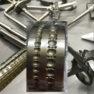 Rouleaux de gaufrage pour bijoux en or et en argent SAT, moules pour la création de bracelets et de bracelets, rouleaux latéraux personnalisés, Thaïlande, Dubaï - Product Image 1