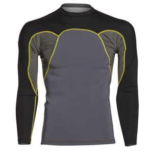 Custom Cycling Polyester Spandex Rash Guard With Stretch Recovery Ergonomic Seams And Custom Logo Short Sleeve <b>Compression</b> <b>Shirt</b> - Product Image 1