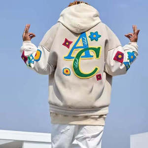 Custom Men Oversized Varsity <b>Jacket</b> Heavyweight Chenille Towel Embroidery <b>Patchwork</b> Wool Blend Baseball Drop-Shoulder <b>Jacket</b> - Product Image 4