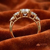 Bague de fiançailles, de mariage et d'anniversaire élégante pour femme en argent plaqué or, bijoux de luxe à la mode