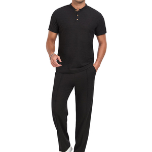 Wholesale Comfortable Lightweight Summer <b>Tracksuits</b> for Men Custom Made <b>Plain</b> Blank Men Summer <b>Tracksuits</b> Set - Product Image 5