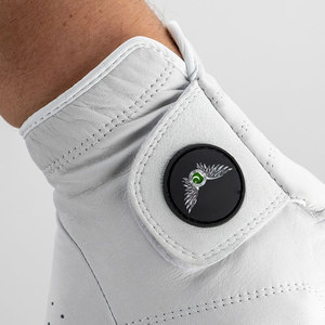 Gants de golf de luxe en cuir souple et tissu extensible, fabrication de qualité supérieure, ajustement confortable, pour adultes - Product Image 3