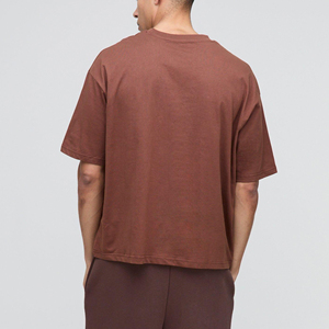 Wholesale Custom Made Oversized Men's T-<b>Shirts</b> Custom Embroidered Logo 100% Cotton Plus Size Baggy Streetwear Hip Hop Breathable - Product Image 3