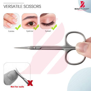 Ciseaux à cuticules professionnels en acier inoxydable pour manucure et pédicure, lame incurvée tranchante, outil de coupe des cuticules - Product Image 6