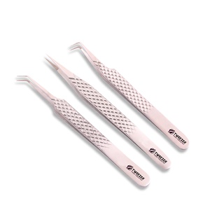 Pince à épiler d'extension de cils d'isolation en vrac avec une pince à épiler en diamant testée à la main pour les poils du visage - Product Image 3