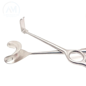 Retractor de tejidos blandos con curvaturas superior e inferior para implantes dentales y cirugía oral, 1 unidad, vendido por ToothAid Store - Product Image 1