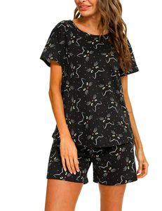 Wholesale Women's Solid Casual <b>Knitting</b> 2 Piece T Shirts and Shorts <b>Set</b> 100% Cotton Canvas Regular Fit Sports Daily Wear One <b>Set</b> - Product Image 4