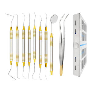Kit de Instrumentos de Profilaxis, Juego de Instrumentos de Higiene Dental Reutilizables, Kit de Instrumentos de Profilaxis, Herramientas de Cuidado Dental - Product Image 1