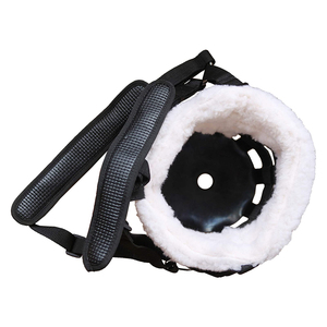 <b>Horse</b> Grazing <b>Muzzle</b> with Fleece Fur Lining Full Adjustable Halter for Weight Reduction - Product Image 1