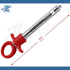 Jeringa Dental Autoaspirante de Acero Inoxidable, Manual, Profesional, con Cánula de Seguridad y Agarre Ergonómico, Hecha en Pakistán - Product Image 2